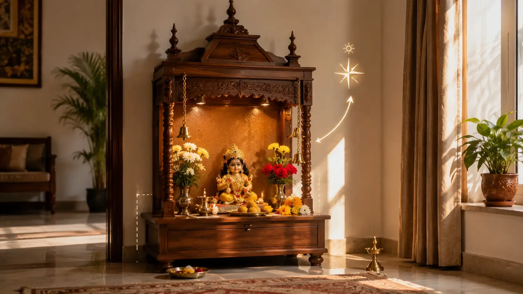 Best Laddu Gopal Vastu direction at home