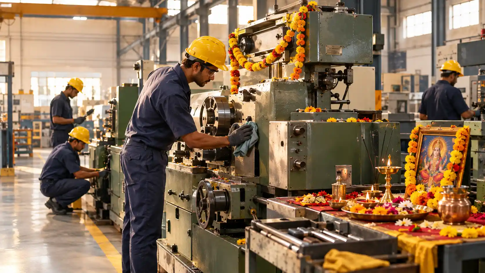 Vishwakarma Puja remedy for factory and manufacturing business